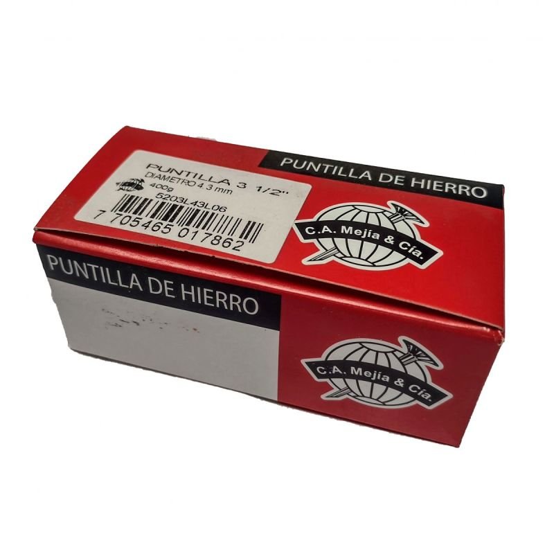 PUNTILLA 3 1/2" X400GR CA MEJIA