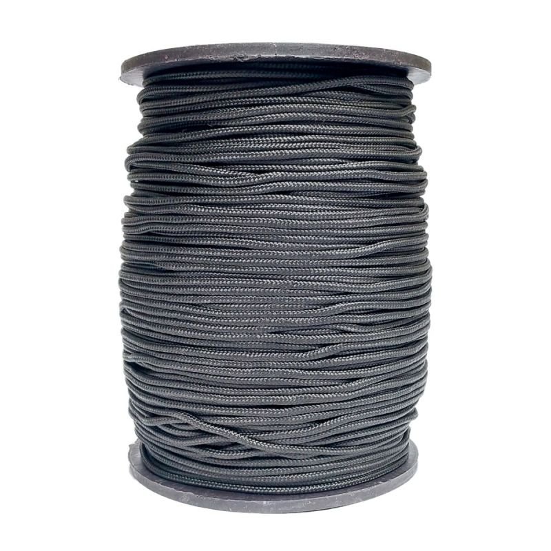 HILO TRENZADO NEGRO AZAB. 3MM