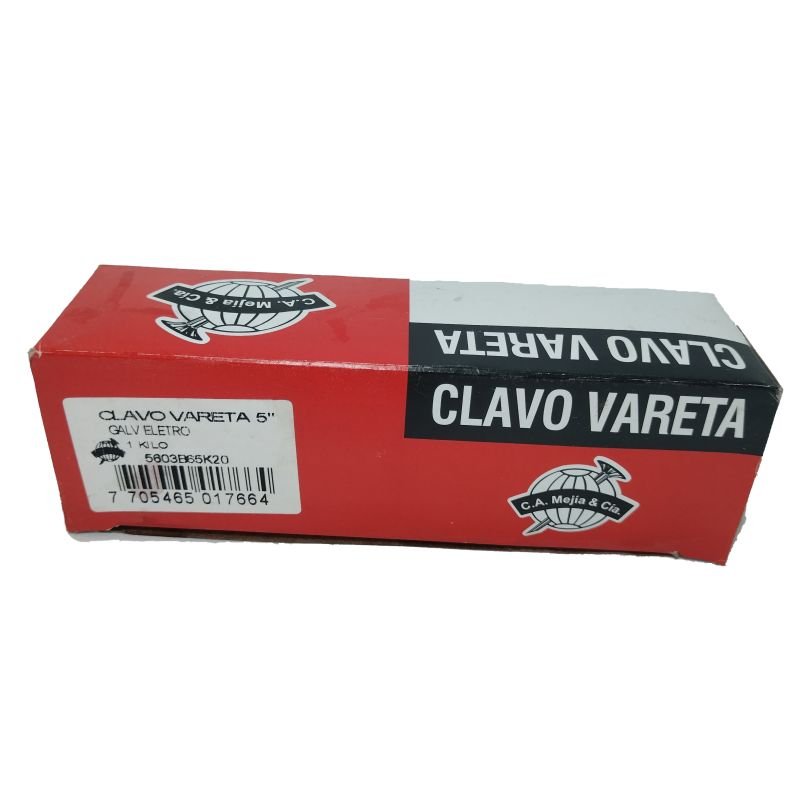 CLAVO VARETA 5" X 1000 GRS. CA MEJIA